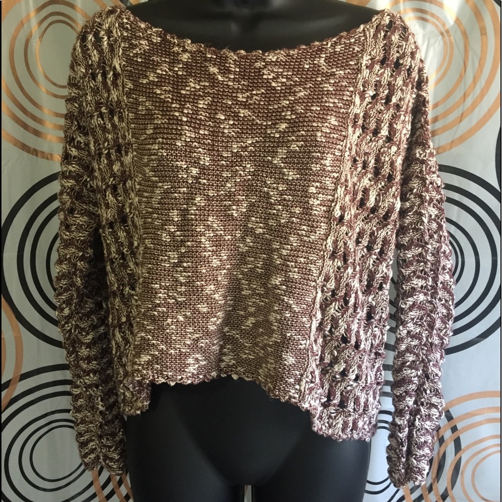 Ecote Crop Sweater Sz M